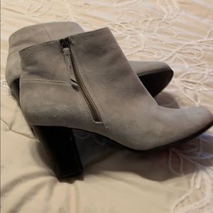 Cole Haan grey suede booties